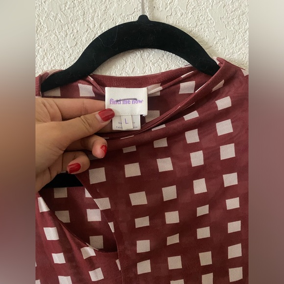 Anthropologie Find Me Now Box Print Long Sleeve - Picture 3 of 3